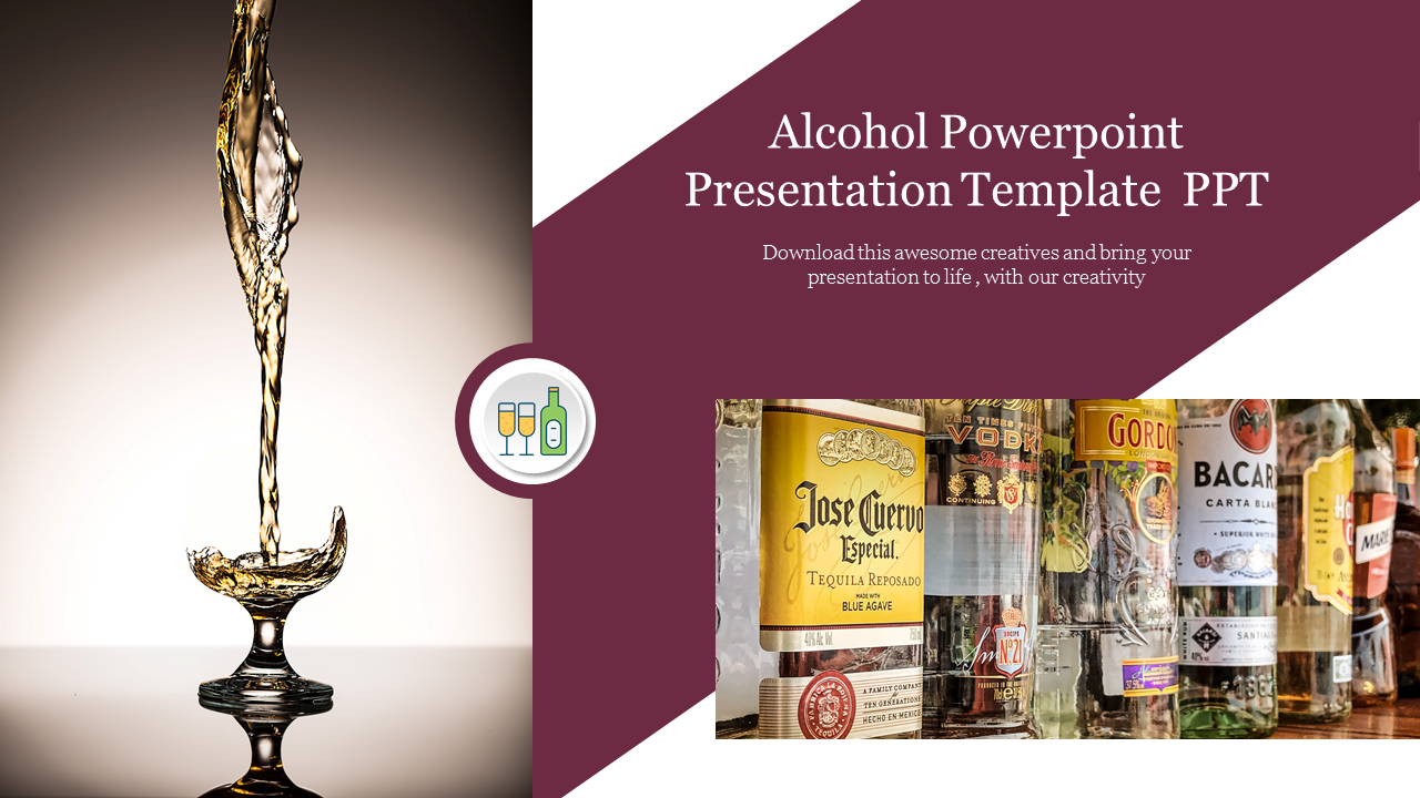 Alcohol Powerpoint Presentation Template  PPT